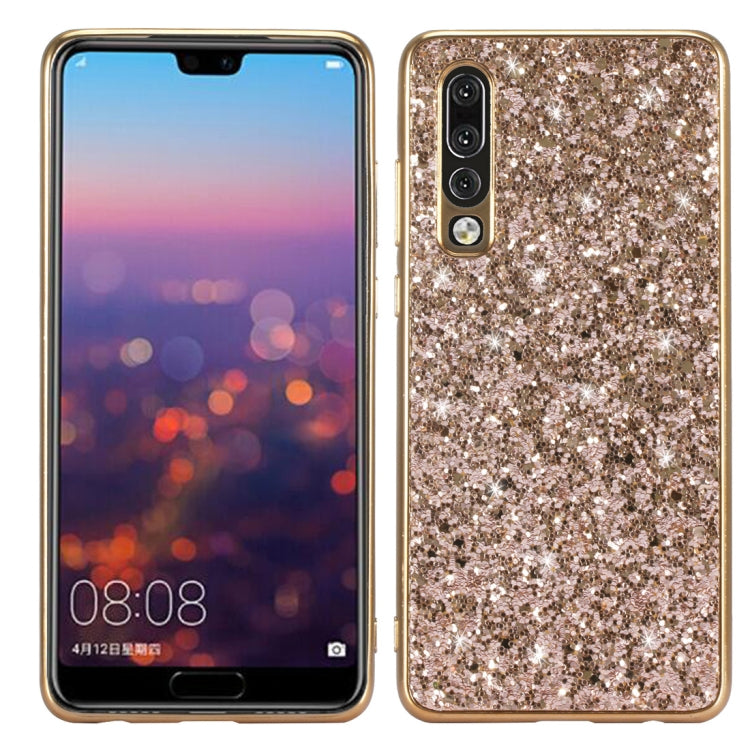 Custodia TPU glitterata per Huawei P30