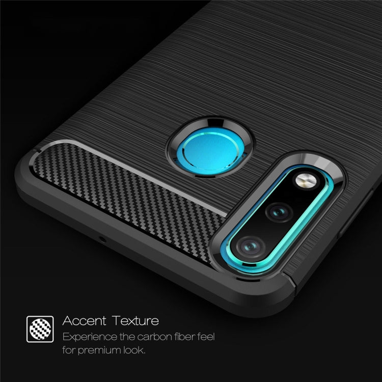 Custodia TPU fibra carbonio per Huawei P30 Lite