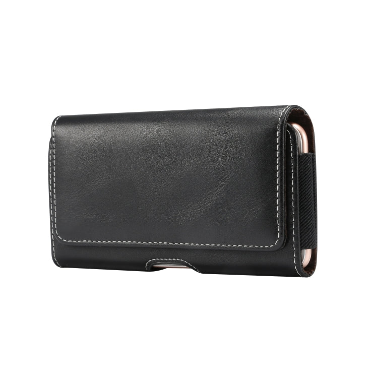 Custodia in pelle universale con marsupio per smartphone 6,9 poll