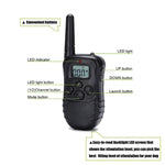 Collare addestramento cani 300 m ricaricabile con telecomando LCD - immagine 13