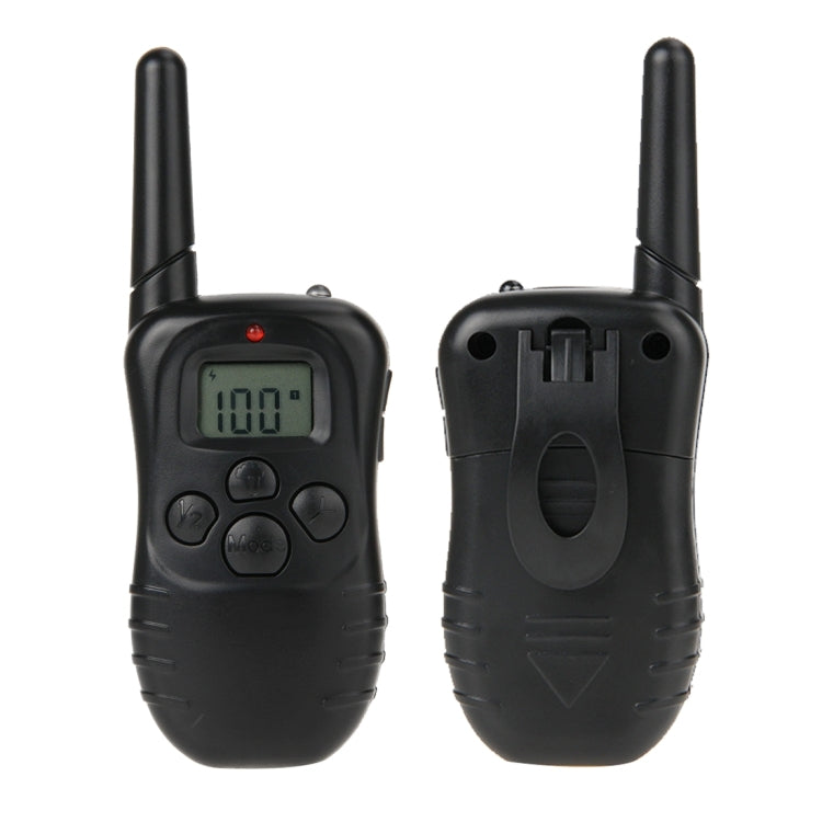 Collare addestramento cani 300 m ricaricabile con telecomando LCD - immagine 3
