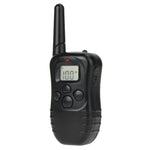 Collare addestramento cani 300 m ricaricabile con telecomando LCD - immagine 4