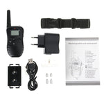 Collare addestramento cani 300 m ricaricabile con telecomando LCD - immagine 9