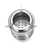 Mini stufa a legna in acciaio inox per campeggio