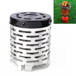 Copertura in acciaio inox per riscaldatore a infrarossi 12x16cm