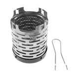 Copertura in acciaio inox per riscaldatore a infrarossi 12x16cm
