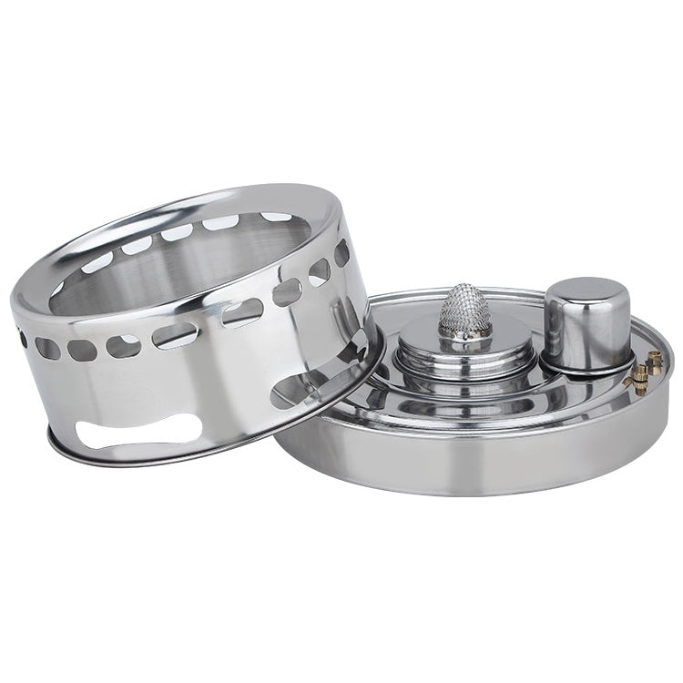 Pentola singola in acciaio inox 14 cm per fornello alcool