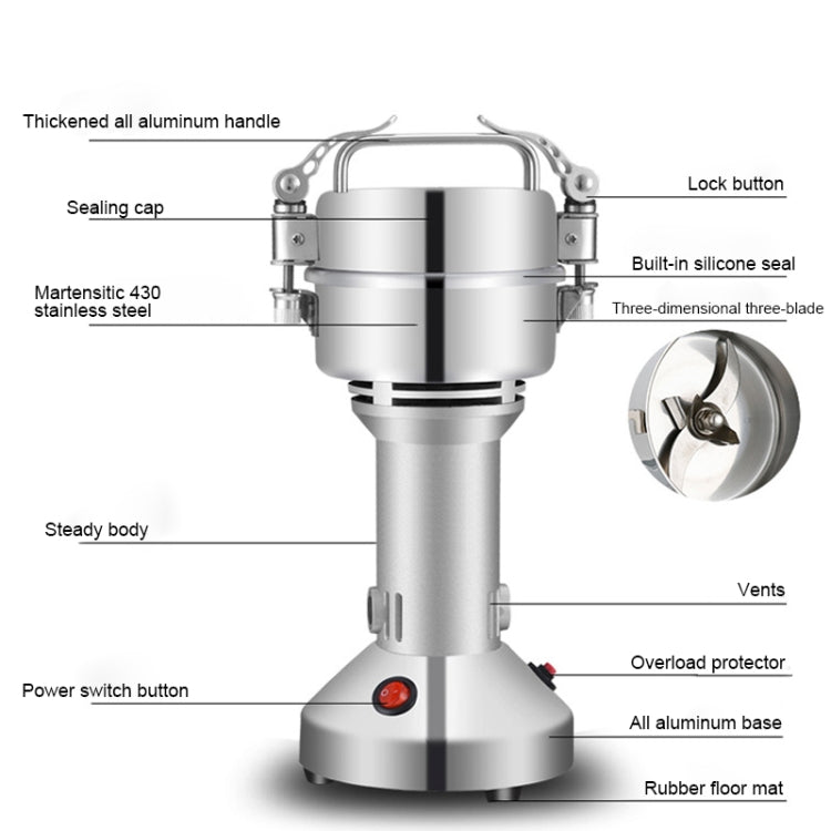 Smerigliatrice universale in acciaio inox 700W 28000 rpm