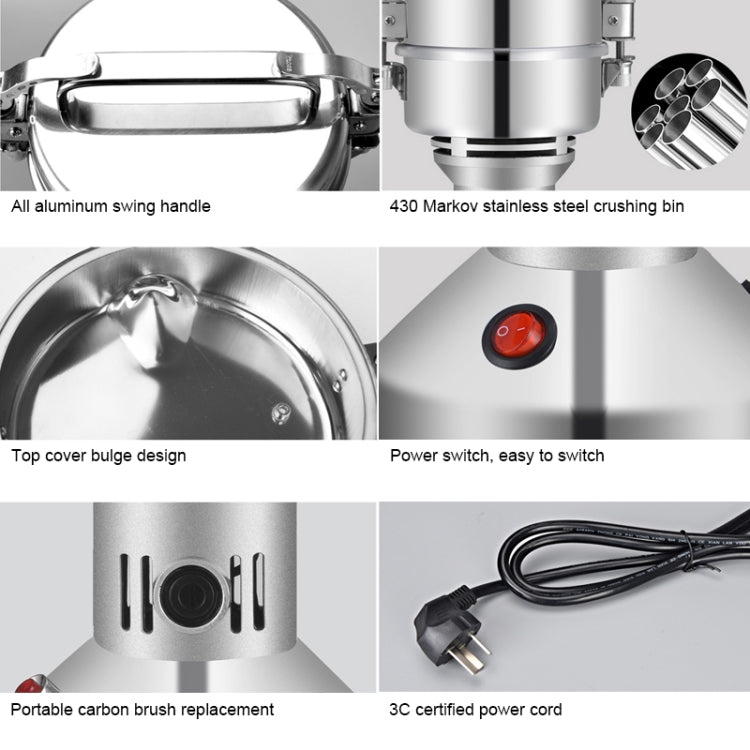 Smerigliatrice universale in acciaio inox 700W 28000 rpm