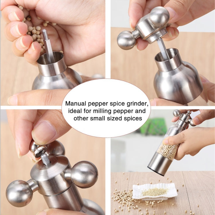 Macinapepe in acciaio inox 304 a forma di timone L
