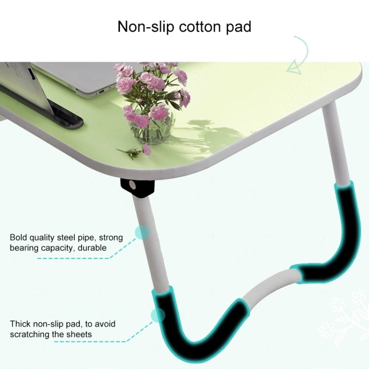 Supporto da tavolo pieghevole antiscivolo per laptop con slot per schede e tazze