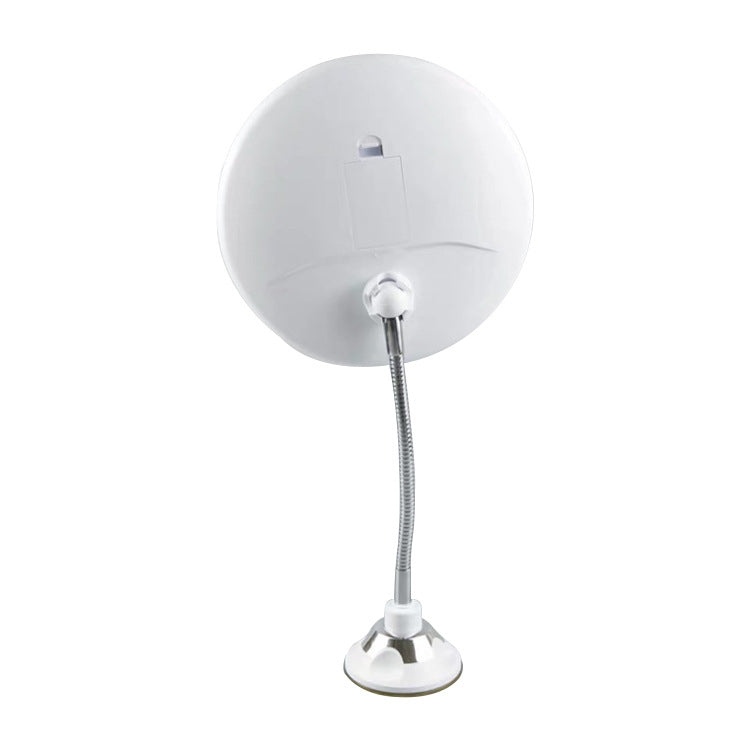 Specchio trucco pieghevole LED con ventosa 19.5x22.5cm