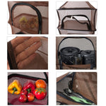 Ripiano asciugatura pieghevole in rete 4 strati 43x42x5cm
