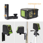 Livello laser a raggio verde 2 linee 40mW e 10mW