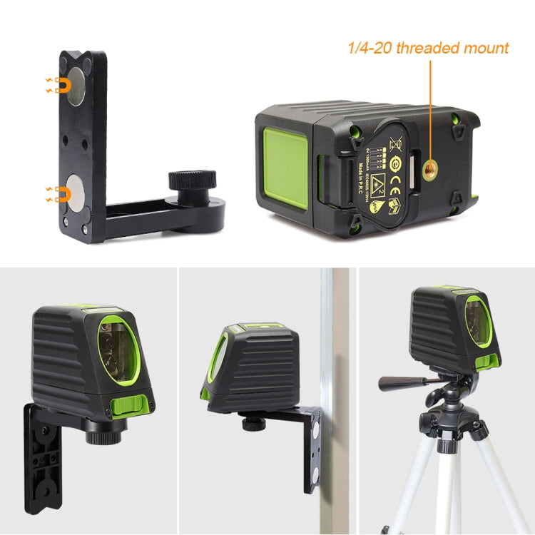 Livello laser a raggio verde 2 linee 40mW e 10mW