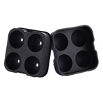 Stampo silicone per cubetti ghiaccio sferici 4 griglie