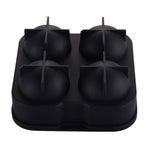 Stampo silicone per cubetti ghiaccio sferici 4 griglie