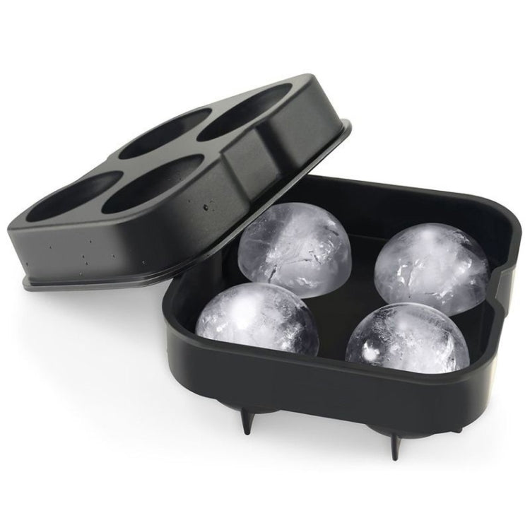 Stampo silicone per cubetti ghiaccio sferici 4 griglie