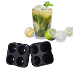 Stampo silicone per cubetti ghiaccio sferici 4 griglie