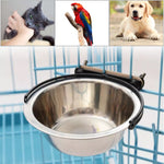 Ciotola sospesa in acciaio inox per cani taglia M