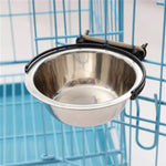 Ciotola sospesa in acciaio inox per cani taglia M
