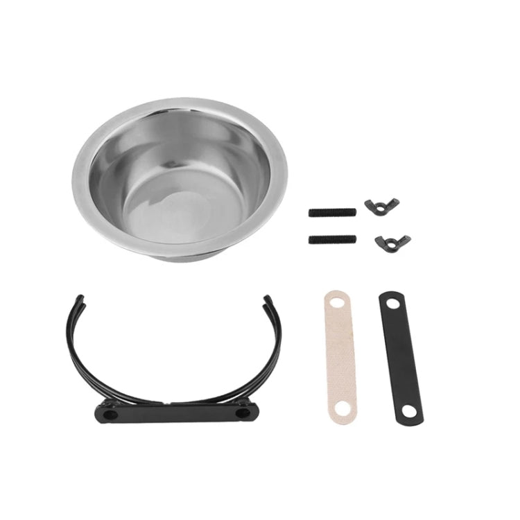 Ciotola sospesa in acciaio inox per cani taglia M