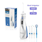 Irrigatore orale cordless Waterpulse V400Plus ricaricabile USB - immagine 2