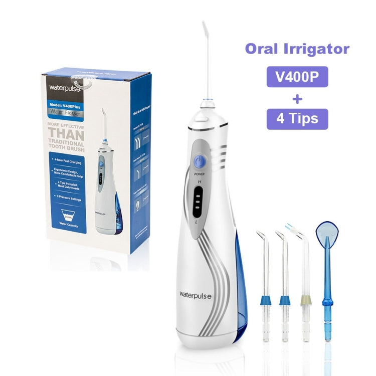 Irrigatore orale cordless Waterpulse V400Plus ricaricabile USB - immagine 2