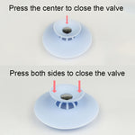 Set 2 tappi scarico in silicone per lavabo e vasca