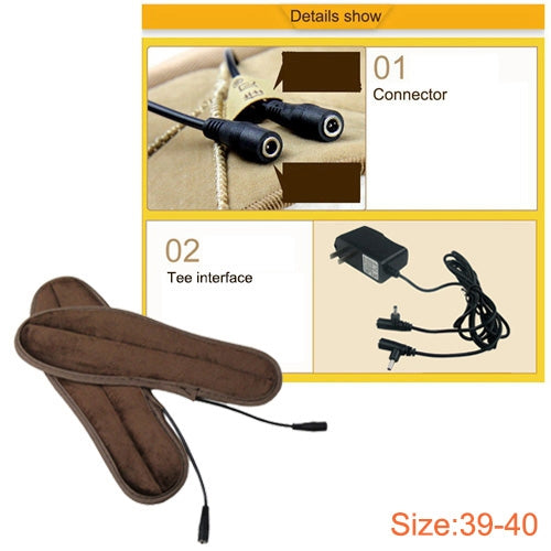 Solette riscaldate ricaricabili con batteria al litio taglia 39-4