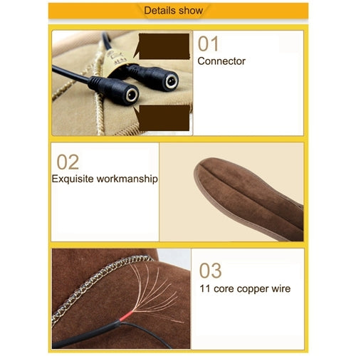 Solette riscaldate elettriche USB taglia 43-44