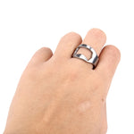 Apribottiglie in metallo stile anello 10 pezzi
