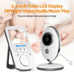 Baby monitor wireless VB605 con schermo LCD a colori da 2,4 pollici - immagine 5