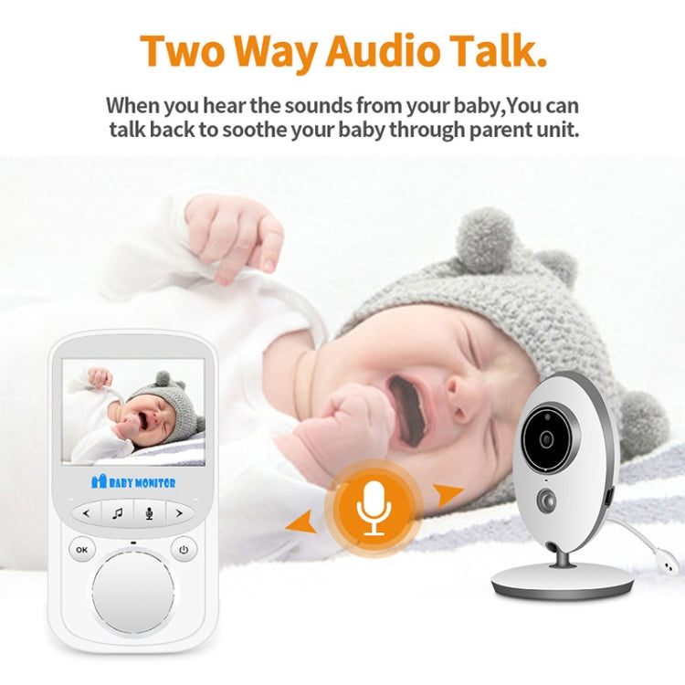 Baby monitor wireless VB605 con schermo LCD a colori da 2,4 pollici - immagine 7