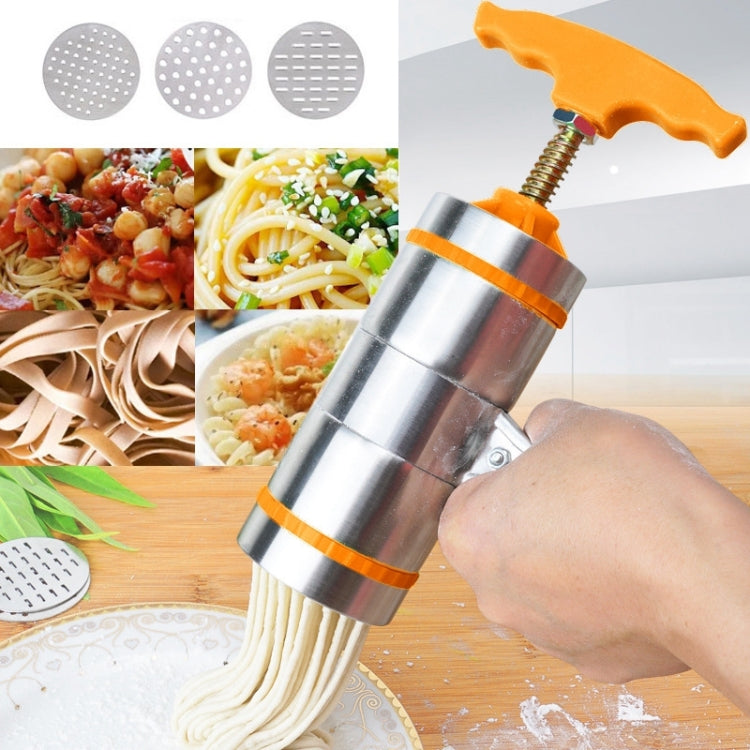 Macchina per noodle manuale in acciaio inox 3 stampi