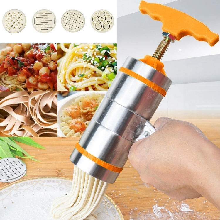 Macchina per noodle manuale in acciaio inox 4 stampi