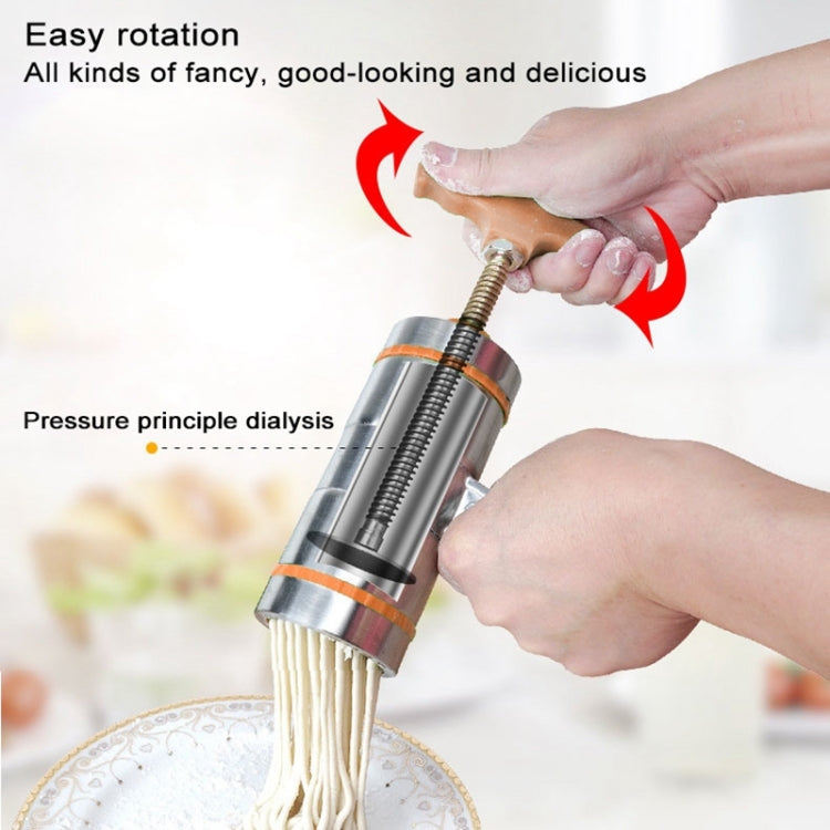 Macchina per noodle manuale in acciaio inox 4 stampi