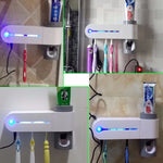 Dispenser automatico dentifricio con sterilizzatore UV