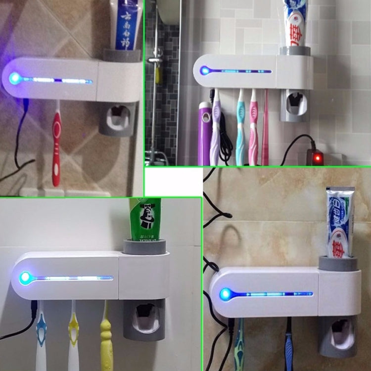 Dispenser automatico dentifricio con sterilizzatore UV