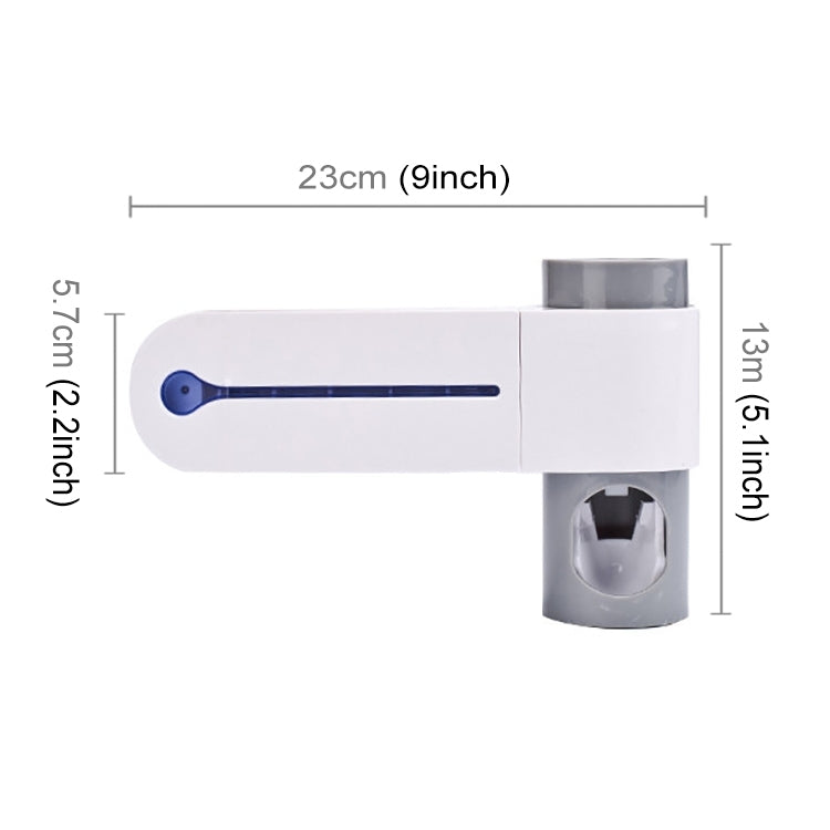 Dispenser automatico dentifricio con sterilizzatore UV
