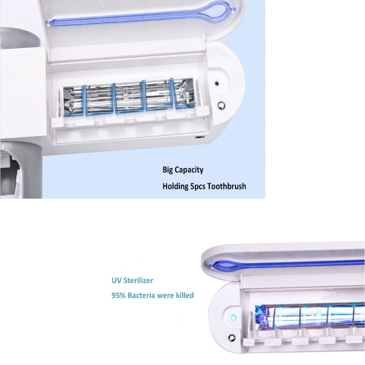 Dispenser automatico dentifricio con sterilizzatore UV