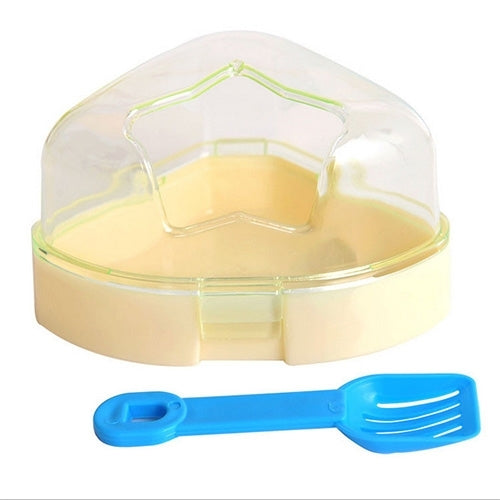 Vasca bagno a stella staccabile per criceti 15 x 11 x 10 cm - immagine 2