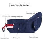 Marsupio ergonomico con seggiolino per bambini 0-3 anni