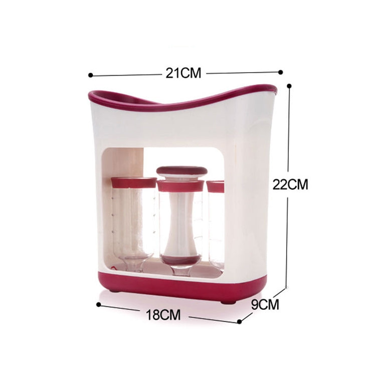 Spremitore manuale per purea bambini con base antiscivolo