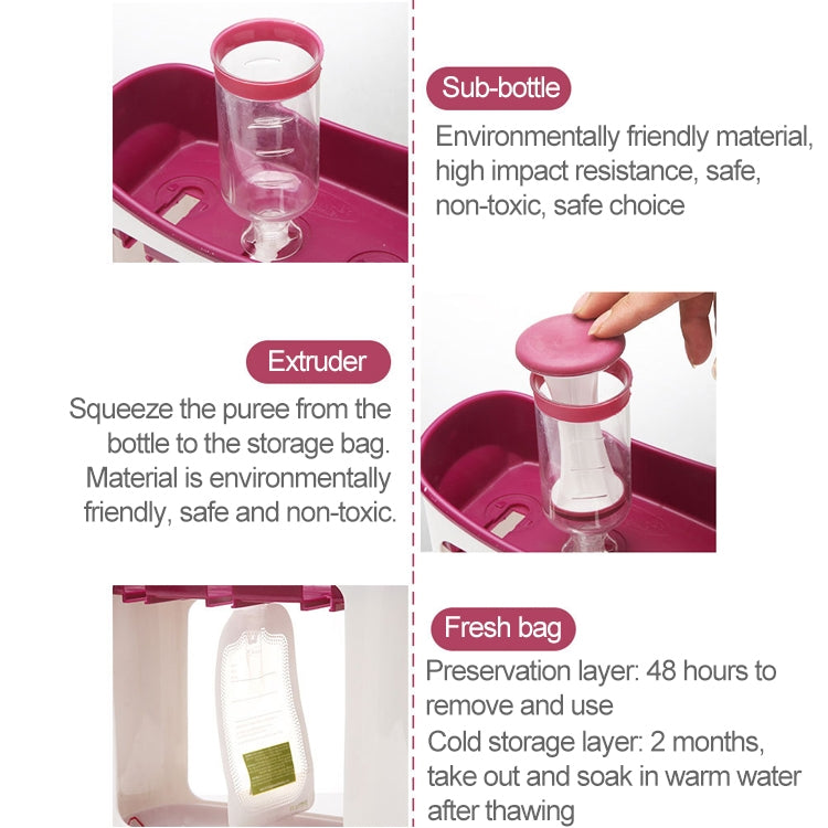 Spremitore manuale per purea bambini con base antiscivolo