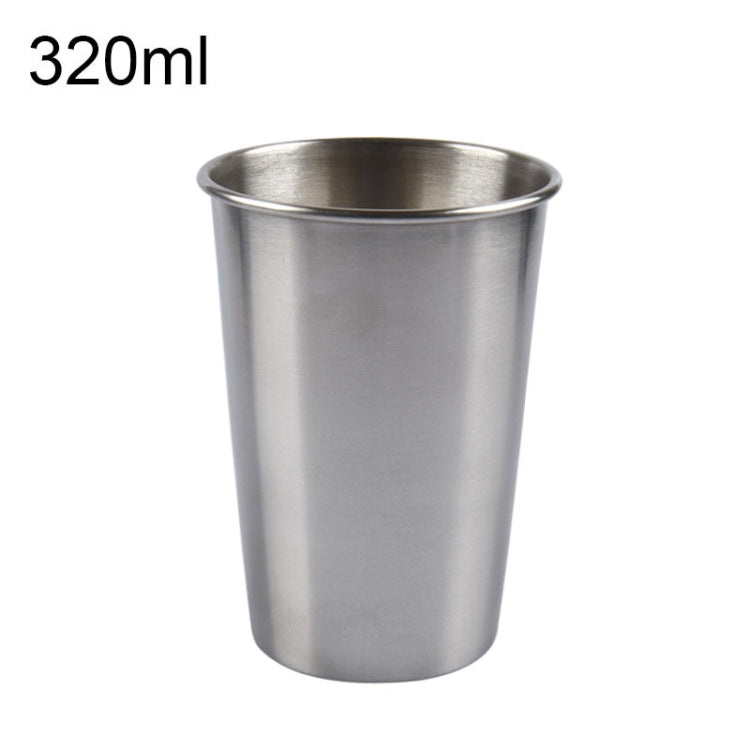 Bicchiere da vino in acciaio inox 320 ml argento