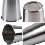 Bicchiere da vino in acciaio inox 320 ml argento
