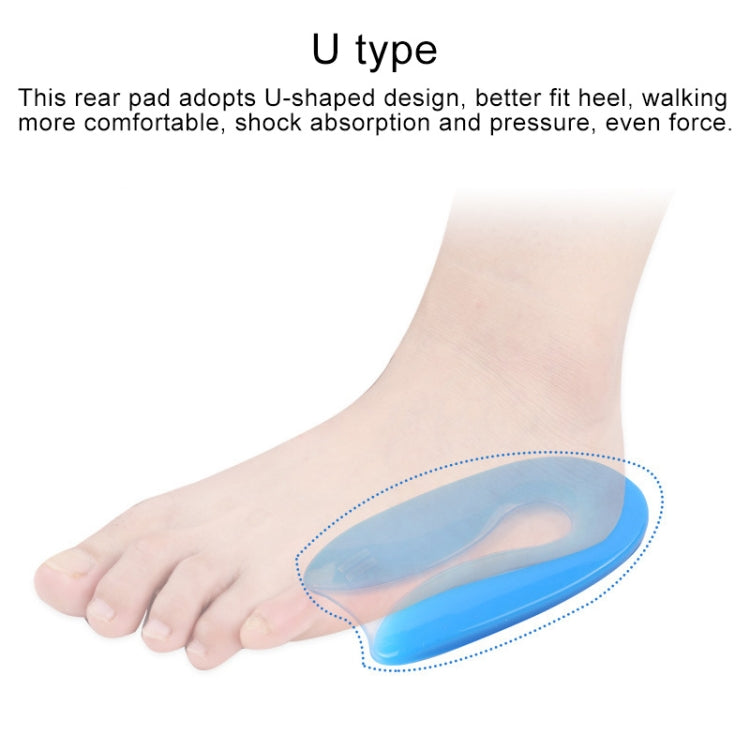 Tallone a U in silicone morbido per assorbimento urti L 40-45