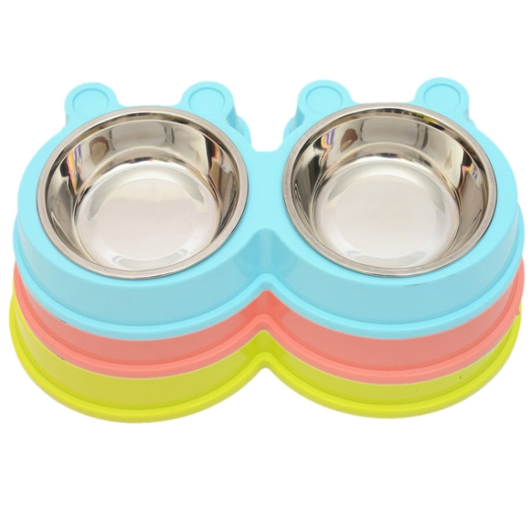 Ciotole 2 in 1 in acciaio inox per animali domestici