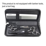 Borsa porta forbici da parrucchiere in PU nera 22 x 11,5 cm - immagine 4